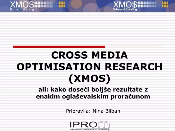 cross media optimisation research xmos