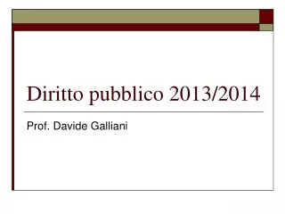 diritto pubblico 2013 2014