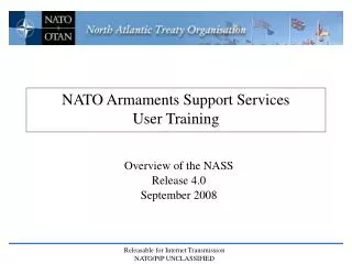 NATO Armaments Support Services User Training