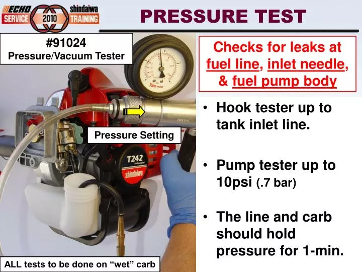 pressure test