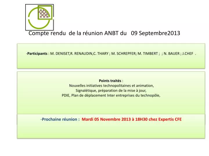 compte rendu de la r union anbt du 09 septembre2013