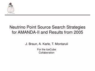 Neutrino Point Source Search Strategies for AMANDA-II and Results from 2005