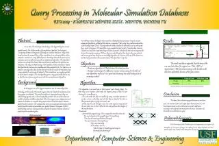 Query Processing in Molecular Simulation Databases