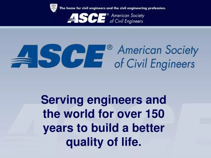 serving engineers and the world for over 150 years to build a better quality of life
