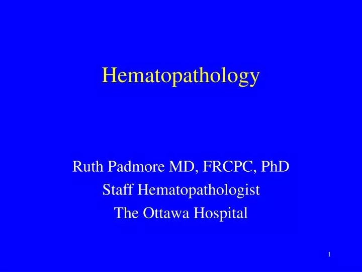 hematopathology