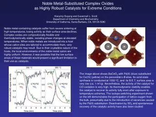 Noble Metal-Substituted Complex Oxides as Highly Robust Catalysts for Extreme Conditions