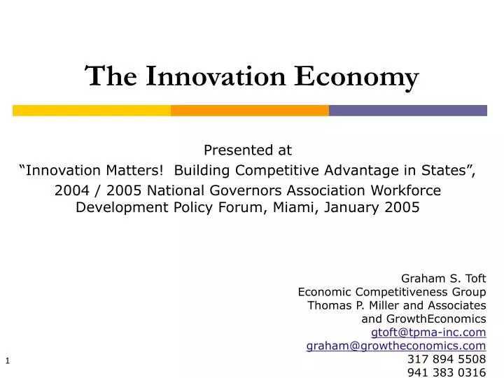 the innovation economy