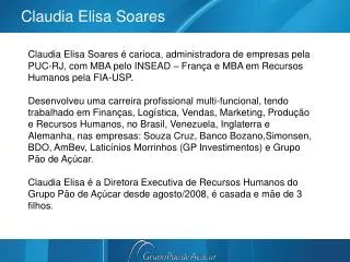 claudia elisa soares