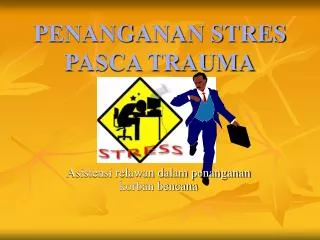 penanganan stres pasca trauma