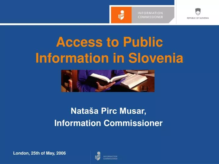access to public information in slovenia