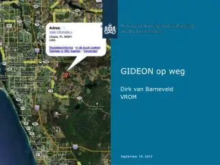 gideon op weg