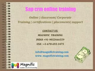 sap crm online training in denmark