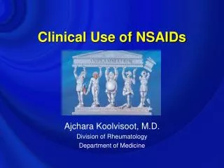 clinical use of nsaids