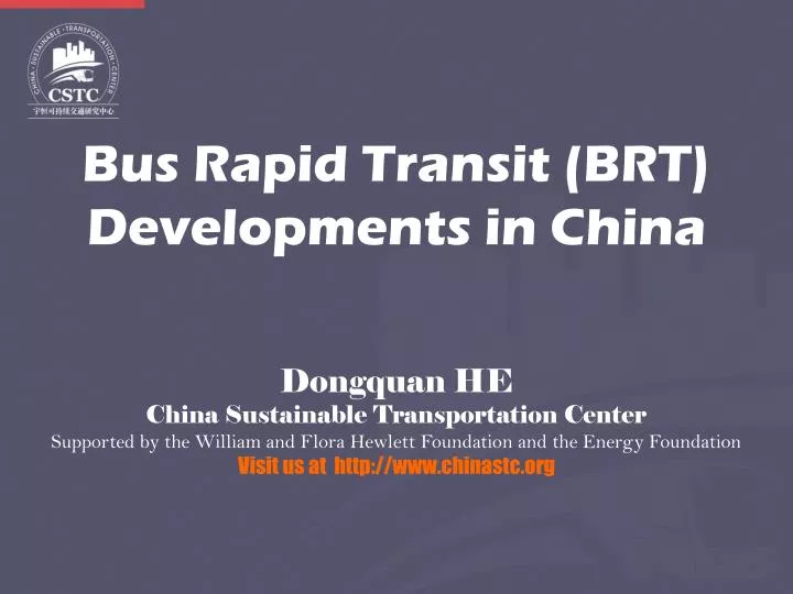 bus rapid transit brt developments in china