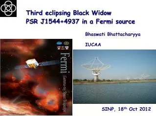 Third eclipsing Black Widow PSR J1544+4937 in a Fermi source