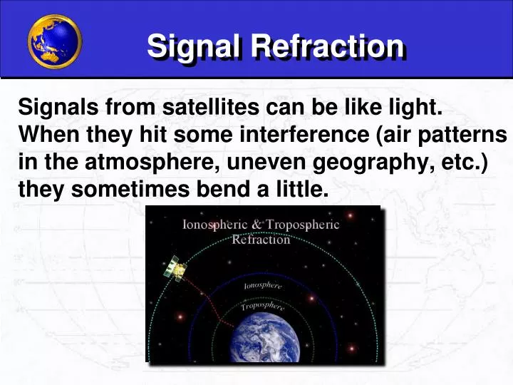 signal refraction