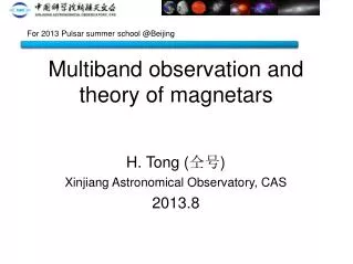 Multiband observation and theory of magnetars