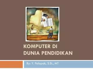 komputer di dunia pendidikan