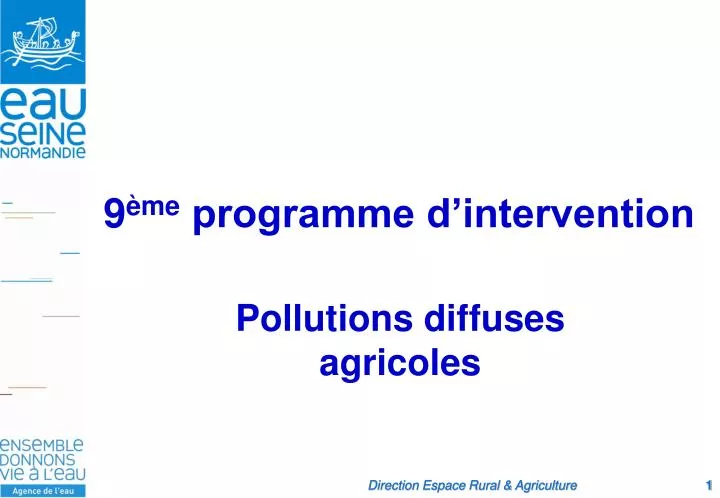 PPT - 9 ème Programme D’intervention PowerPoint Presentation, Free ...