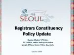 Registrars Constituency Policy Update - slide 1