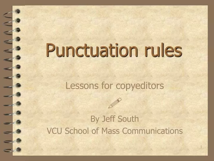punctuation rules