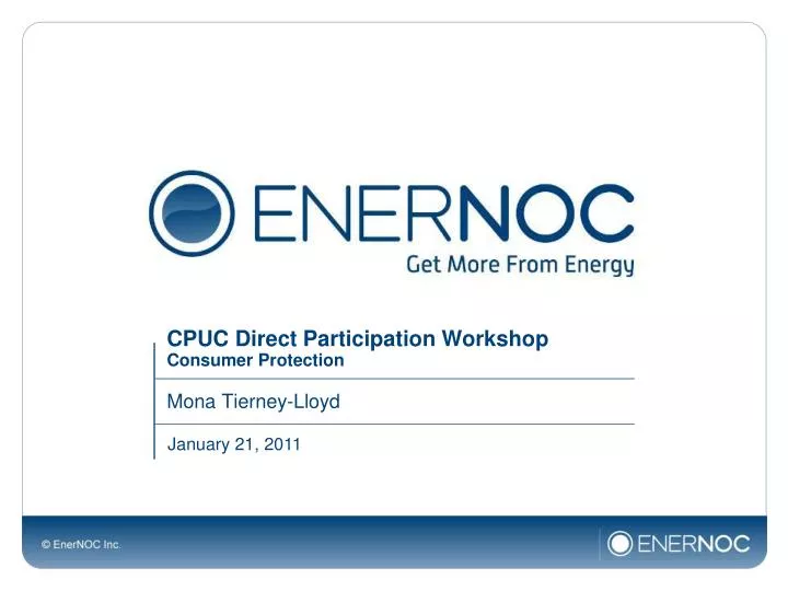 cpuc direct participation workshop consumer protection
