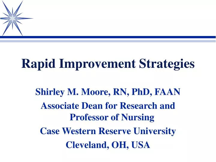 rapid improvement strategies