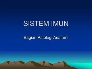 sistem imun