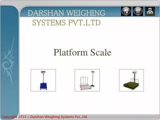 Platform Scale manufacturer and Exporter