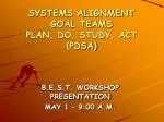 Empowering Student Success: PDSA Workshop Overview - slide 1
