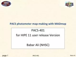 PACS photometer map-making with MADmap