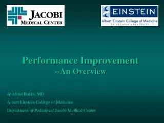 Performance Improvement --An Overview