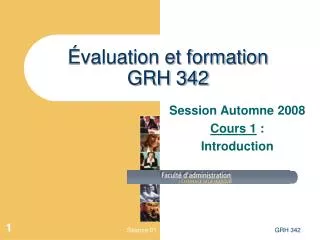 valuation et formation grh 342