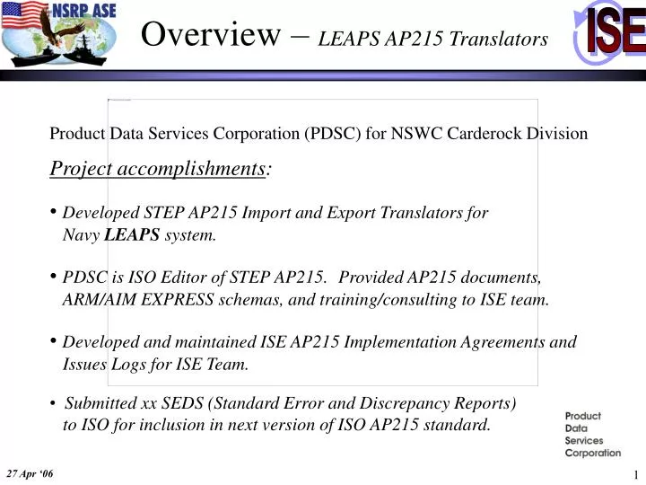 overview leaps ap215 translators
