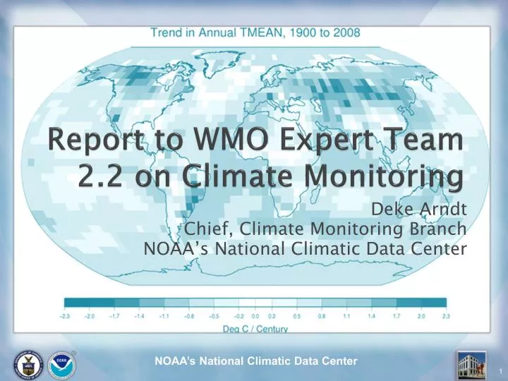 report to wmo expert team 2 2 on climate monitoring