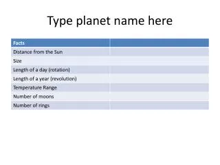 type planet name here