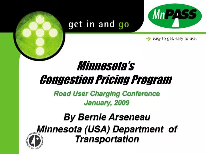 minnesota s congestion pricing program