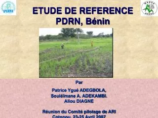 etude de reference pdrn b nin