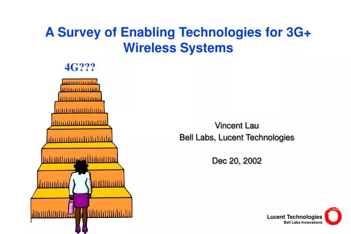 a survey of enabling technologies for 3g wireless systems