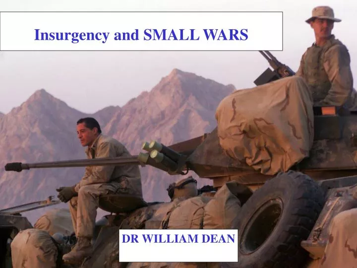 insurgency and small wars
