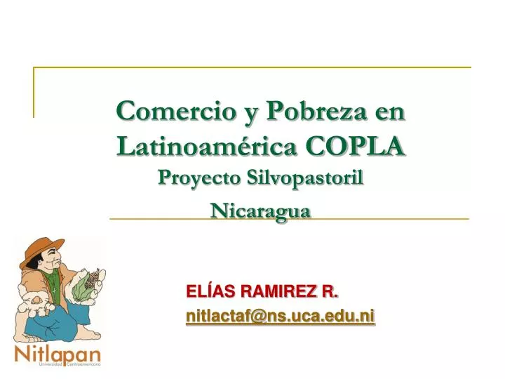 comercio y pobreza en latinoam rica copla proyecto silvopastoril nicaragua