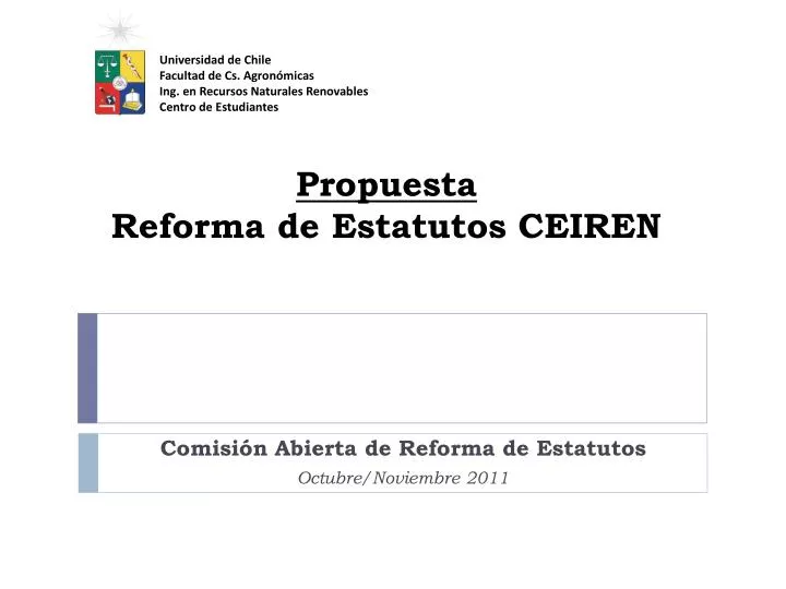 propuesta reforma de estatutos ceiren