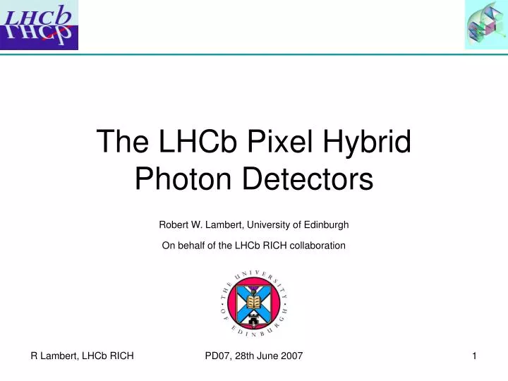 the lhcb pixel hybrid photon detectors