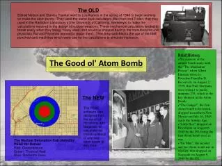 The Good ol' Atom Bomb