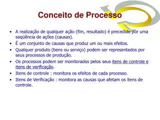 conceito de processo