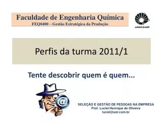 perfis da turma 2011 1