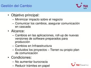 gesti n del cambio