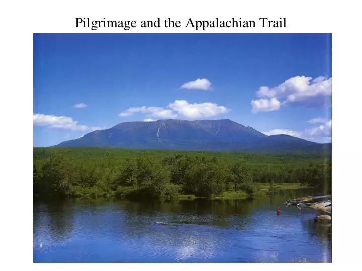 pilgrimage and the appalachian trail