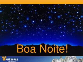 boa noite