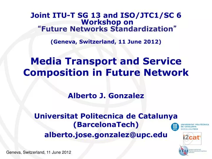 media transport and service composition in future network